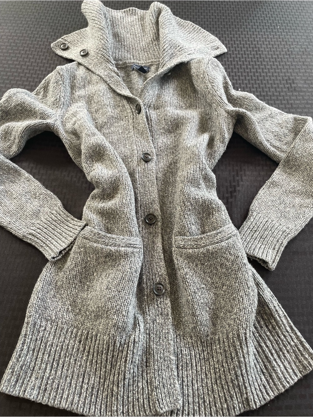 TOMMY HILFIGER Heather Grey Knit Sweater Size M